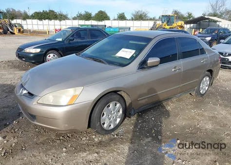 2004 Honda Accord 2.4 Lx из США, поврежденный, VIN 3HGCM56394G701896